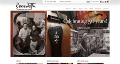 Desktop Screenshot of benedettoguitars.com